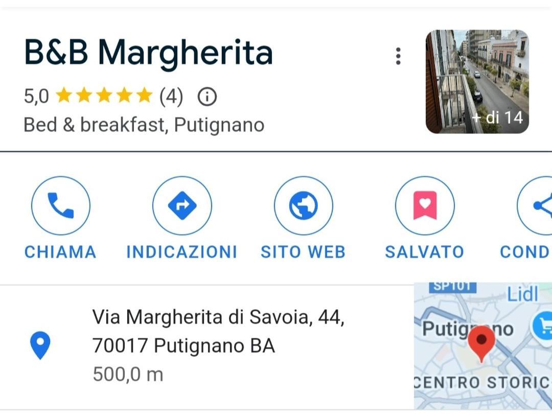 B&B Margherita Путіньяно Екстер'єр фото